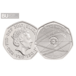 Sir Isaac Newton 2017 50p Brilliant Uncirculated Coin