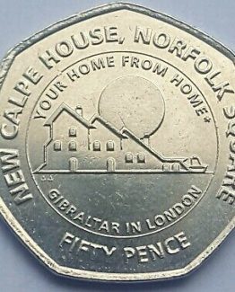 2018 Gibraltar Calpe House 50p