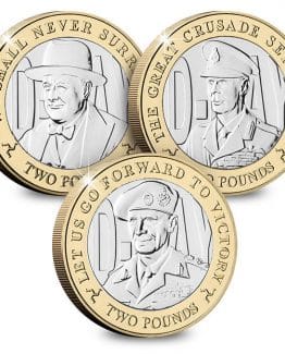 2019 D-Day Leaders 75th Anniversary £2 Set