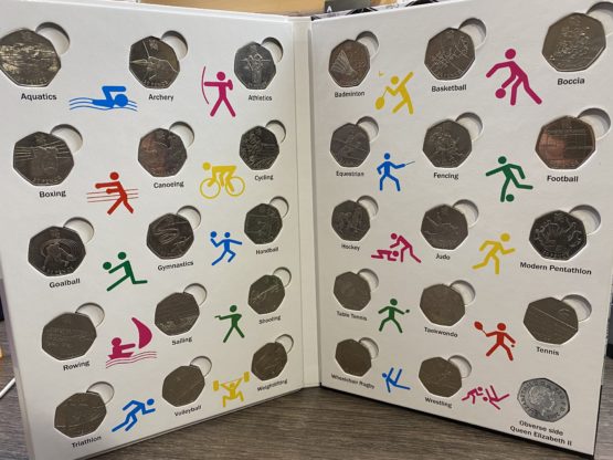 Full Olympic 50p Set With Album