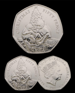 New 2021 Gibraltar Christmas 50p