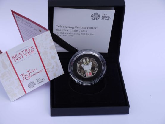 The Tailor of Gloucester™ 2018 UK 50p Silver Proof Coin