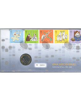 2003 DNA £2 Coin Cover