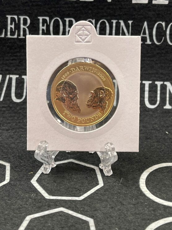 2009 Charles Darwin PROOF £2 Coin