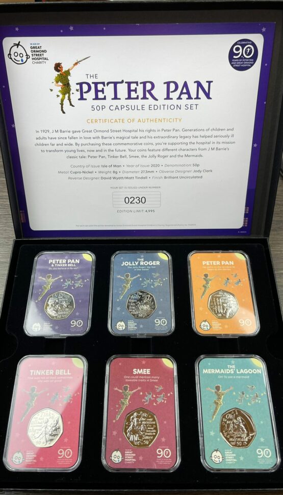 The 2020 Peter Pan 50p Capsule Edition Set