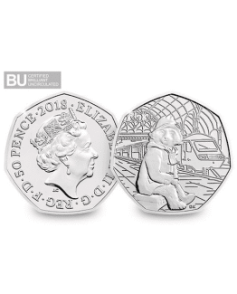 Paddington Station 2018 50p Brilliant Uncirculated Coin