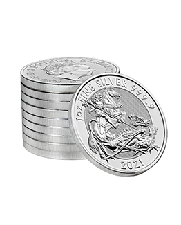 Valiant 2021 1oz Silver Bullion Coin - UkCoinHunt