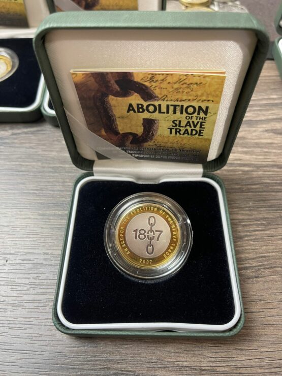 2007 Abolition Of The Slave Trade 200th Anniversary Two Pound Piedfort Silver Proof Coin