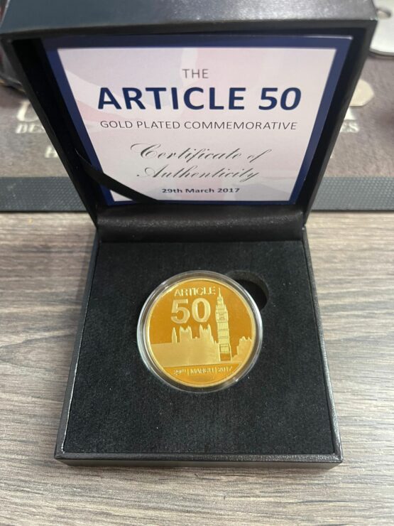 The Article 50 Gold Plated Commemorative