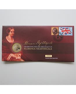 2010 Florence Nightingale £2 Coin BU Stamp First Day Cover FDC PNC