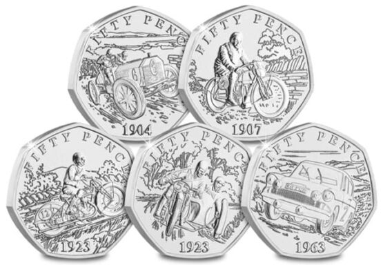 2024 IOM History of Motor Racing BU 50p Set