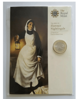 2010 £2 Florence Nightingale BUNC Two Pound Coin Royal Mint Pack