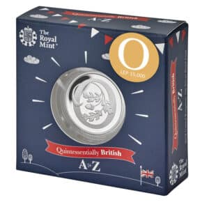 Oak Tree 2018 UK 10p Silver Proof Coin in Acrylic Block