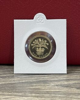 1989 Scottish Thistle PROOF £1 coin