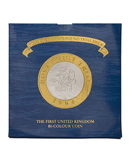 1994 Trial Coin £2 Brilliant Uncirculated pack