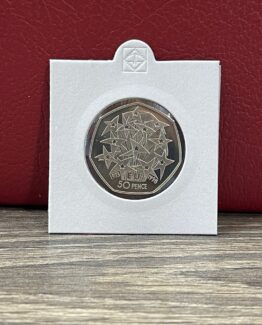 1998 EU Stars PROOF 50p coin