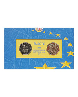 1998 Europe Commemorative Bunc Coin Set