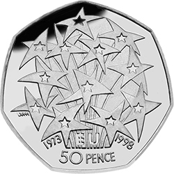 1998 European Union 50p