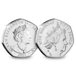 Isle Of Man Queens 95th Birthday 50p 2000 Portrait