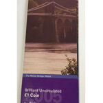 UK 1 Pound Menai Bridge Wales 2005 BUNC Pack