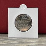 2005 Johnson's Dictionary PROOF 50p coin