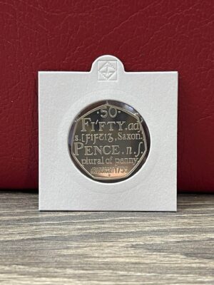 Johnson's Dictionary coin 2005