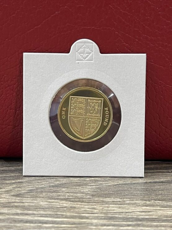 2010 Shield PROOF £1 coin