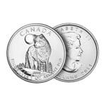 2011 1 oz Silver Canadian Wolf Bullion Coin