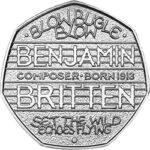 2013 Benjamin Britten 50p