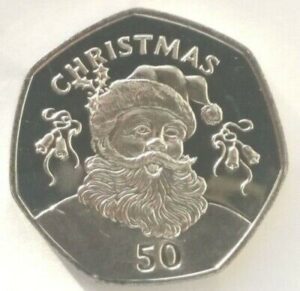 2017 Gibraltar Christmas 50p - Father Christmas