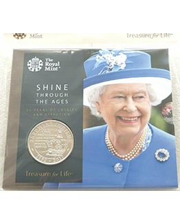 2017 Sapphire Jubilee £5 Brilliant Uncirculated Coin Pack