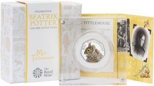 Mrs. Tittlemouse™ 2018 UK 50p Silver Proof Coin