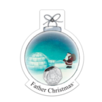 Father Christmas 50p - 2021 Uncoloured Cupro Nickel Diamond Finish in Decoration