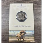 2024 BU 50p Diplodocus Strike your own Coin Royal Mint Experience