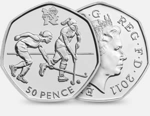 Hockey Olympic 50p