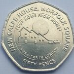 2018 Gibraltar Calpe House 50p