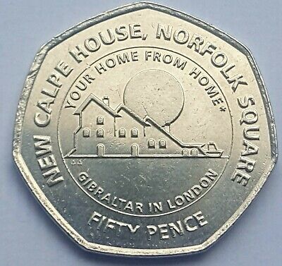 2018 Gibraltar Calpe House 50p