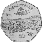 1985 Isle Of Man Christmas 50p