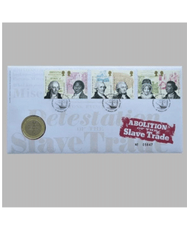 2007 Abolition of Slave Trade £2 BU Coin with Stamps PNC