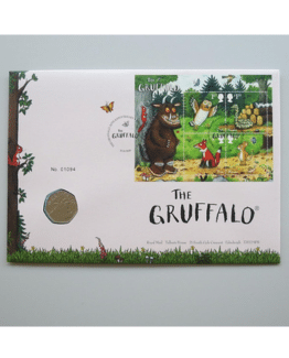 2019 The Gruffalo 50p BU Coins with Stamps PNC