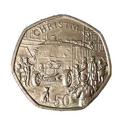 1987 Isle Of Man Christmas 50p