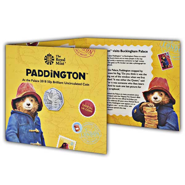 Paddington at Buckingham Palace 2018 UK 50p