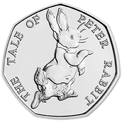 2017 Peter Rabbit 50p