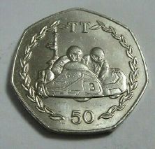 1984 isle Of Man TT 50p