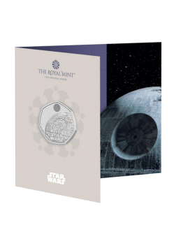 Star Wars Death Star ll 2024 UK 50p Brilliant Uncirculated Coin