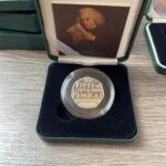 2005 Samuel Johnson's Dictionary Fifty Pence Piedfort Silver Proof Coin