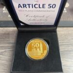 The Article 50 Gold Plated Commemorative