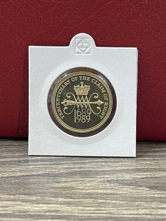 1989 Claim of Rights PROOF £2 coin