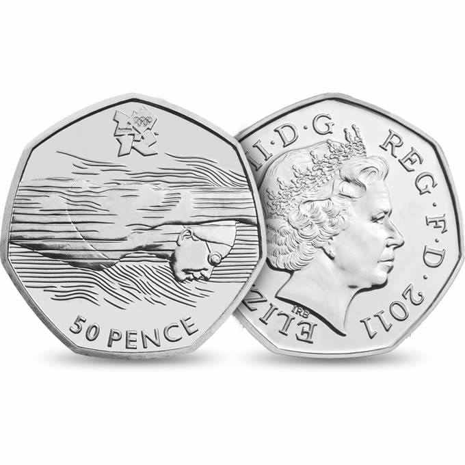 Aquatics Olympic 50p