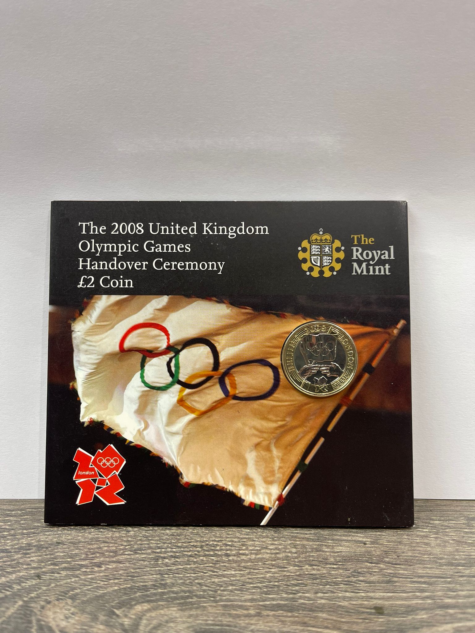 2008 Olympics Handover To London Ceremony Two Pound Brilliant Uncirculated Coin In Folder